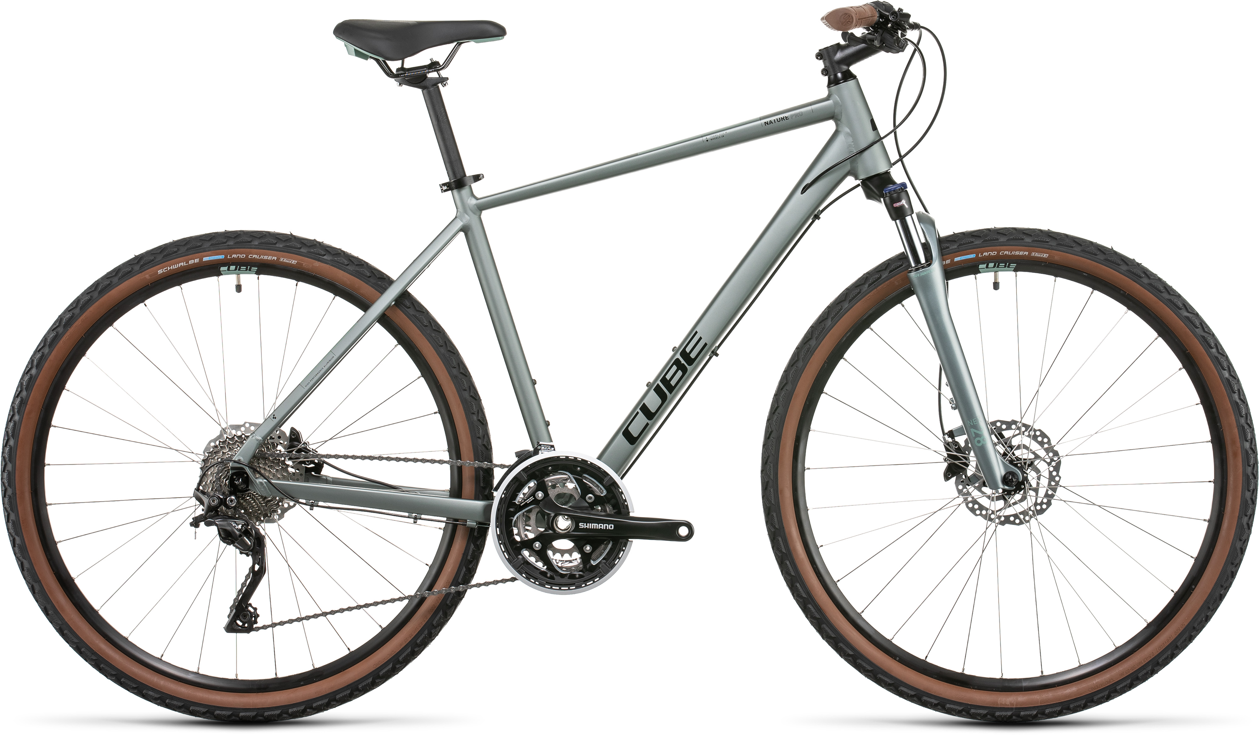 Cube NATURE PRO 2022 silvergreen, black XL | Outfindo