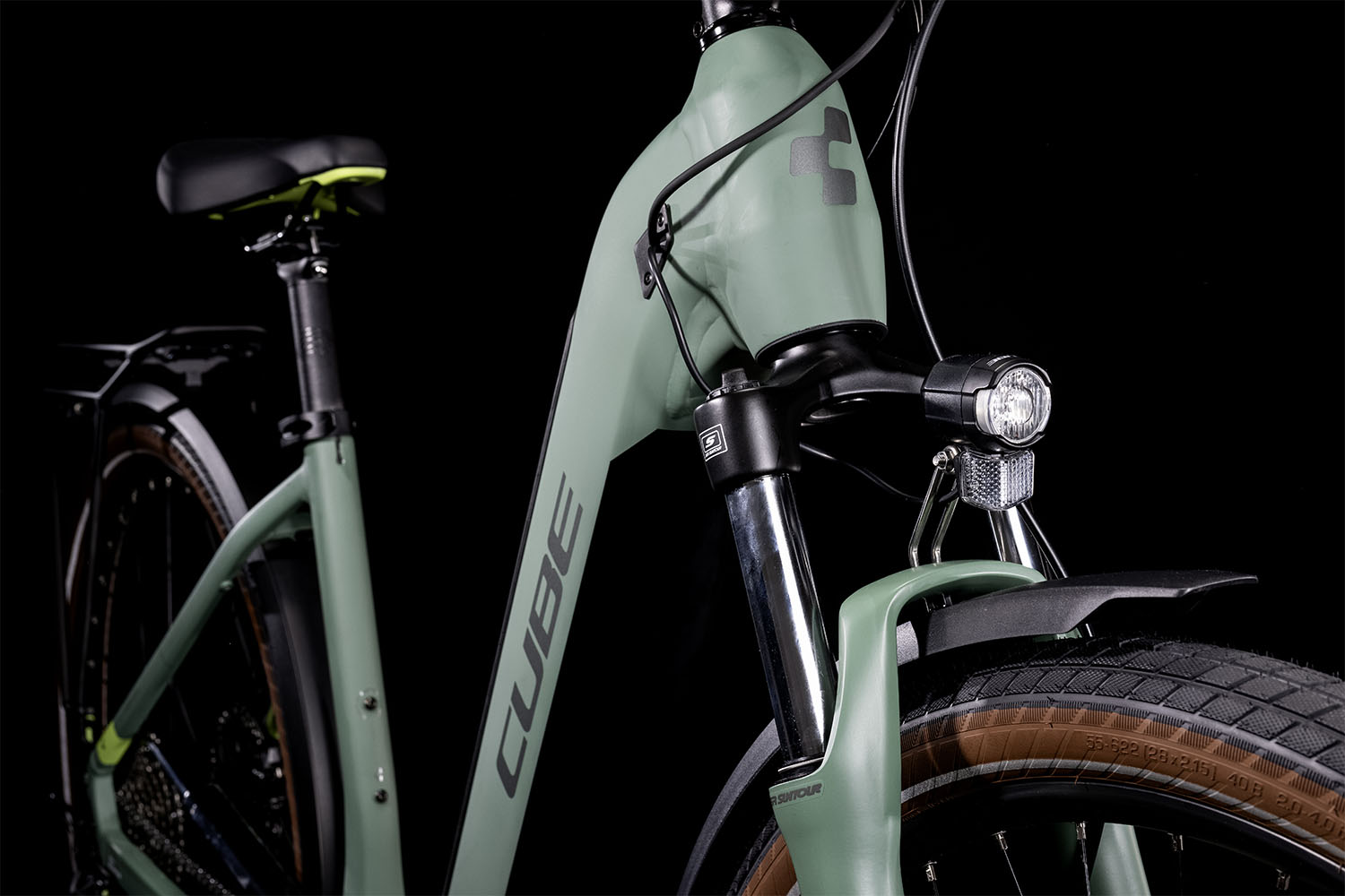 Cube TOURING HYBRID ONE 500 2022 green 